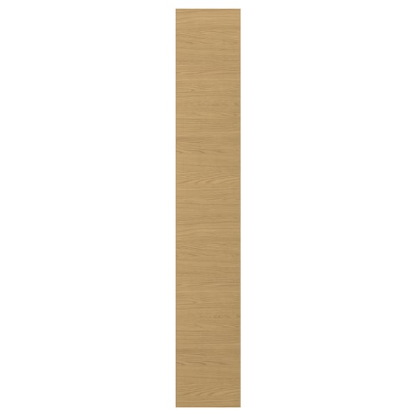 VOXTORP oak-brown kitchen panel, rectangular, wood grain texture.