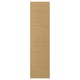 Option: VOXTORP oak kitchen panel, sleek, warm, rectangular, foil finish, particleboard core, side-attachable.