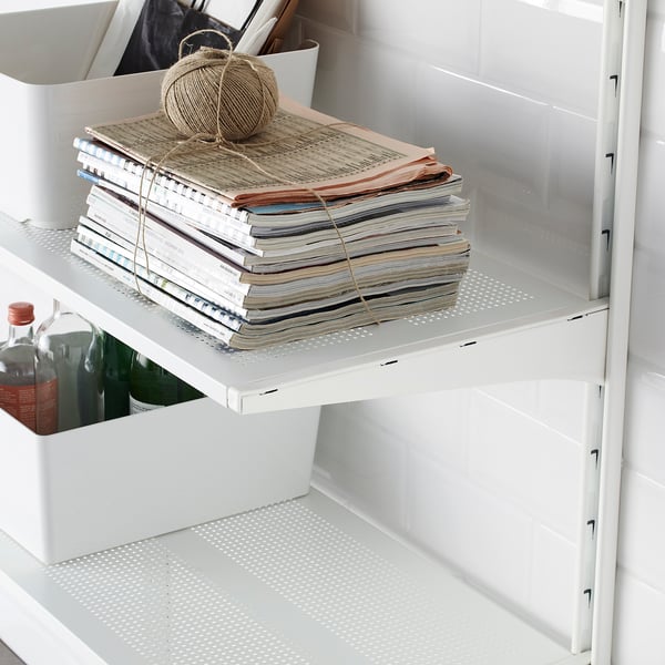 ALGOT Tablette, métal blanc, 80x38 cm IKEA