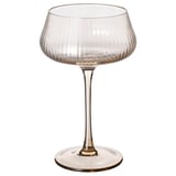 ANLEDNING Coupe à champagne, brun clair, 28 cl