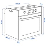Illustration avec les mesures du produit : ANRÄTTA.