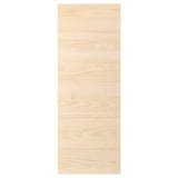 Porte ASKERSUND : motif en bois de frêne clair, surface en mélamine, rectangulaire, design moderne.