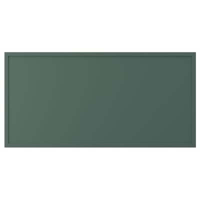 ASPUDDEN Face de tiroir, gris-vert foncé, 80x40 cm
