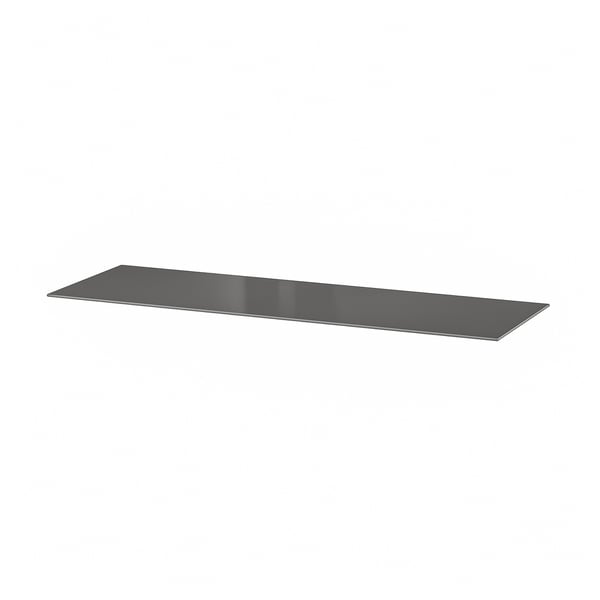 Étagère en verre noir Ikea BESTÅ.