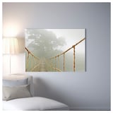 BJÖRKSTA Image avec cadre, voyage dans la jungle/couleur aluminium, 140x100 cm