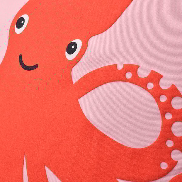 Coussin pieuvre rouge