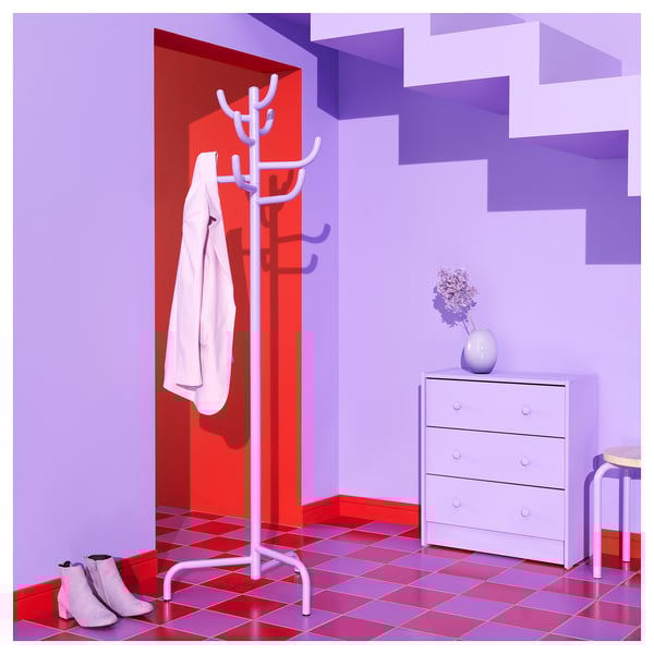 BONDSKÄRET Portemanteau, mauve, 175 cm