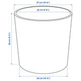 Illustration avec les mesures du produit : BOYSENBÄR.