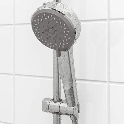 BROGRUND Étagère douche, chromé, 25x4 cm - IKEA Belgique