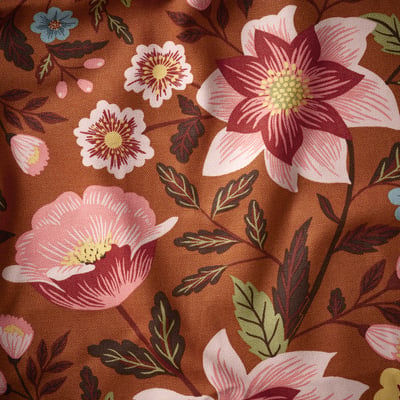 EKTORP Housse pour fauteuil, Mångbyn brun/multicolore