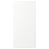 Il s’agit d’une armoire ENKÖPING en blanc, fabriquée avec des panneaux de particules et du papier plastique, de forme rectangulaire, au design classique et épuré.