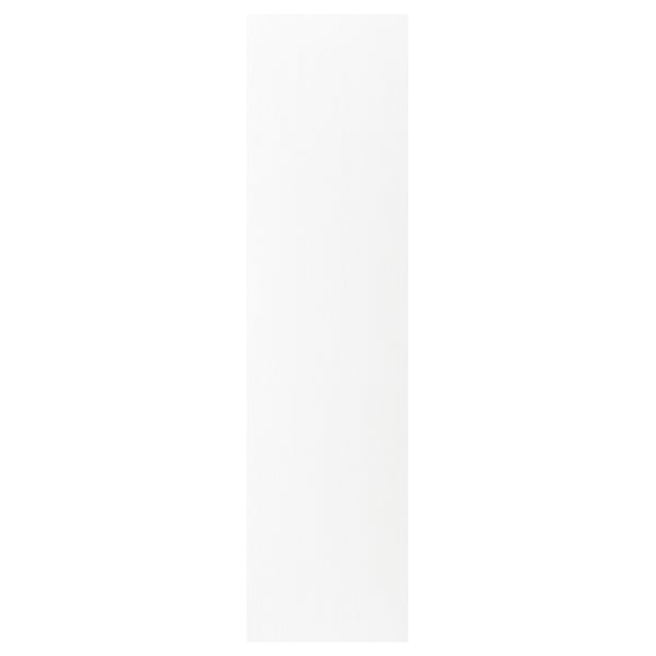 Porte ENKÖPING, blanche, feuille plastique, rectangulaire, moderne.