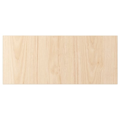 Un panneau en bois rectangulaire de couleur frêne clair de la série FÄNRIK. Il s’agit d’une surface en mélamine pour une durabilité et un nettoyage facile.