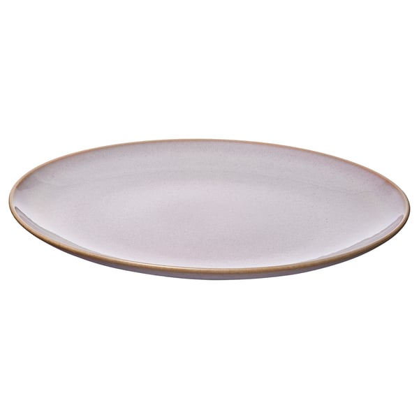 Assiette à lavande FÄRGKLAR, ronde, grès, glaçure mate.
