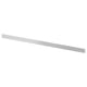 Dosseret de cuisine argenté, base en plastique