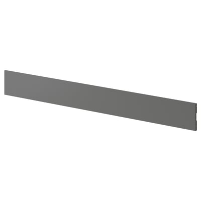 Socle de cuisine gris FÖRBÄTTRA, forme rectangulaire, surface lisse.