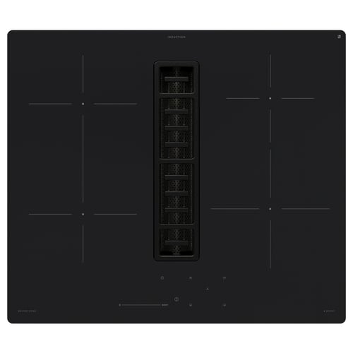 FÖRDELAKTIG Plaque de cuisson av hotte intégrée - IKEA 500 noir 60 cm