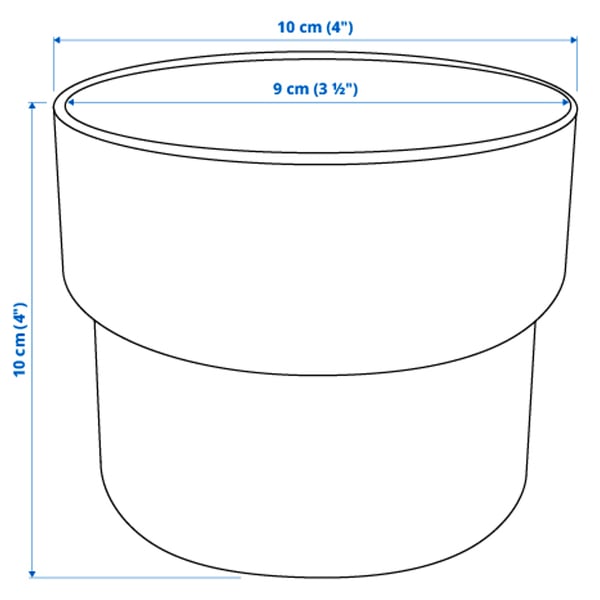 Illustration avec les mesures du produit : FÖRENLIG.