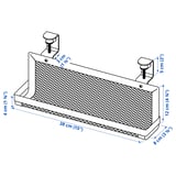 Illustration avec les mesures du produit : FÖRSÄSONG.
