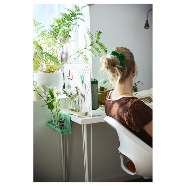 FÖRSÄSONG Système de gestion des câbles, vert clair, 38 cm