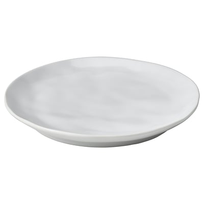 FORELLTETRA Petite assiette, blanc, 19 cm