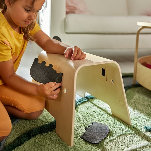 GREJSIMOJS Tabouret enfant, forme d'élan