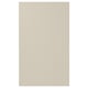 Porte d’armoire de cuisine lisse beige HAVSTORP, rectangulaire, panneau de fibres peint à l’acrylique.