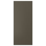 Porte HAVSTORP : brun foncé, rectangulaire, surface lisse, peinture acrylique et panneaux de fibres.