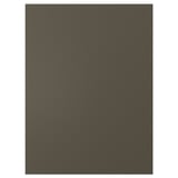 Panneau en bois brun foncé, finition lisse, forme rectangulaire.