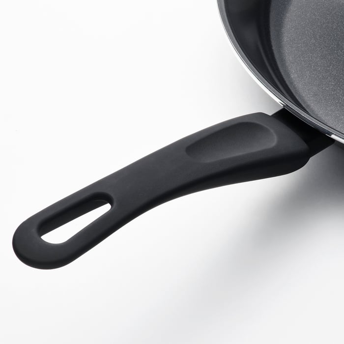Crealys Aquilon Crêpière 24 Cm Aluminium - Revêtement Antiadhésif Noir Sans PFOA, Manche Thermorésistant, Tous Feux Sauf Induction