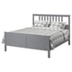 HEMNES cadre de lit gris 211 cm 174 cm 66 cm 120 cm 200 cm 160 cm