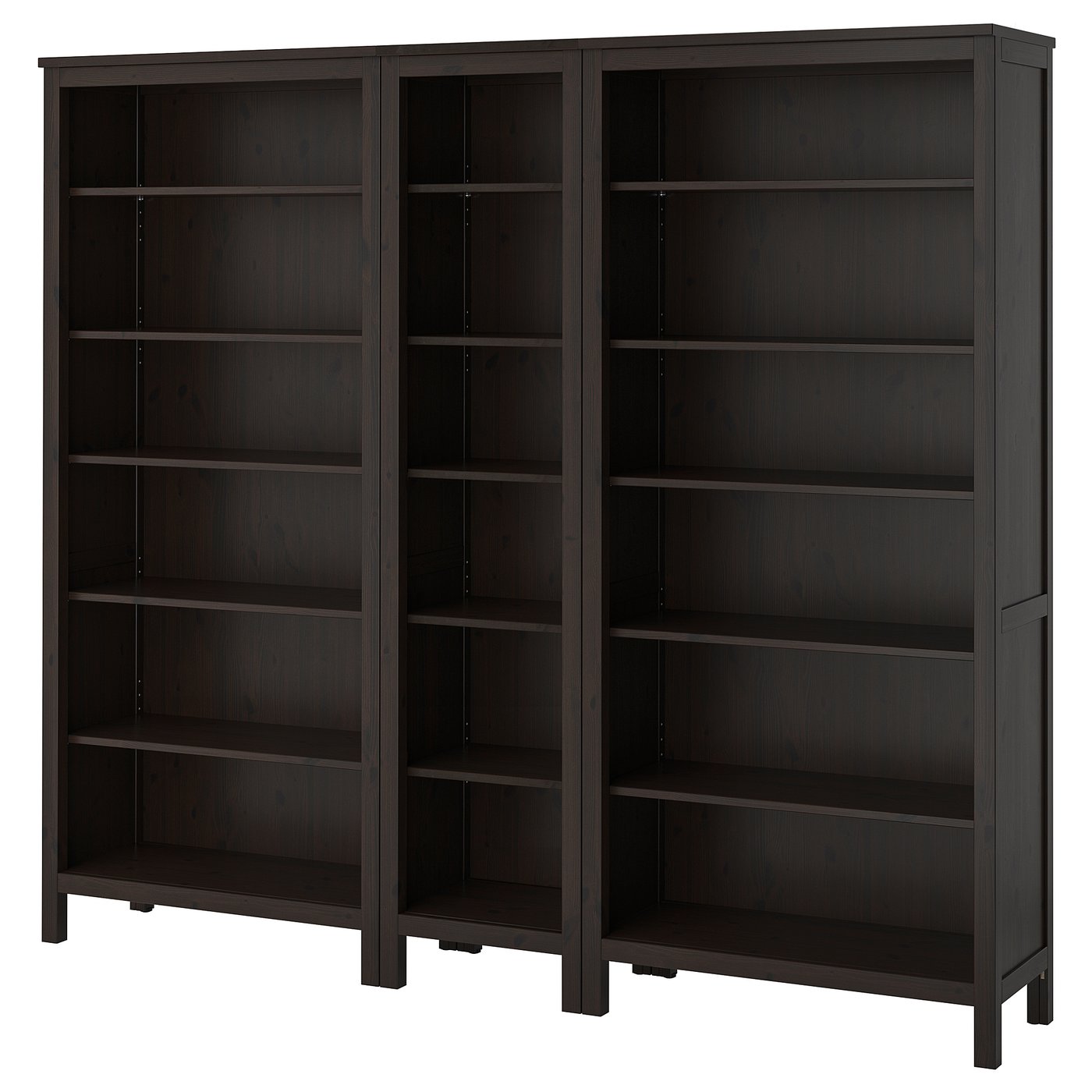 HEMNES Bibliothèque brun noir IKEA