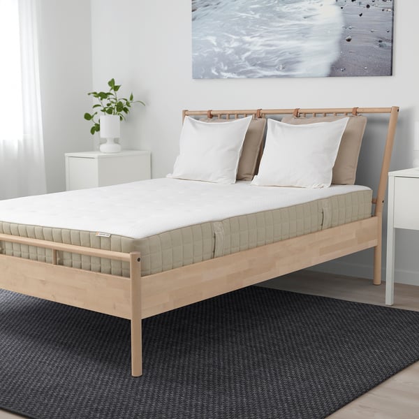 HIDRASUND matelas à ressorts ensachés mi-ferme/naturel 200 cm 160 cm 33 cm
