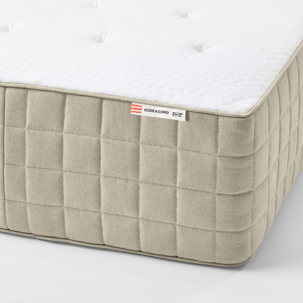 HIDRASUND matelas à ressorts ensachés mi-ferme/naturel 200 cm 160 cm 33 cm