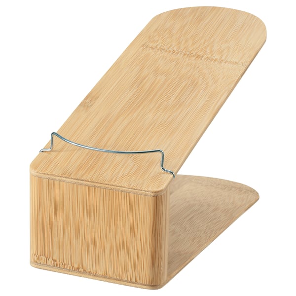 HÖSVANS étagère à chaussures en bambou, beige. Conception verticale avec butée de fil métallique, idéale pour gagner de la place.