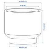 Illustration avec les mesures du produit : HONUNGSPALM.
