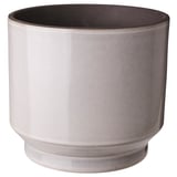 Grès émaillé gris