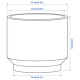 Illustration avec les mesures du produit : HONUNGSPALM.