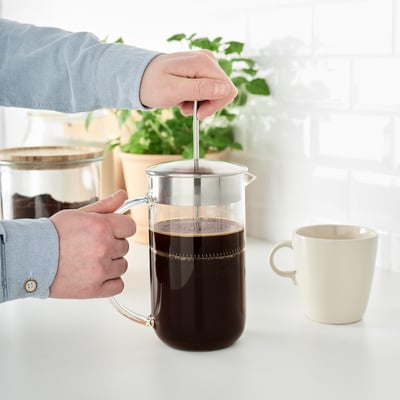 FÄRGKLAR Tasse et soucoupe, mat rose clair, 7 cl - IKEA