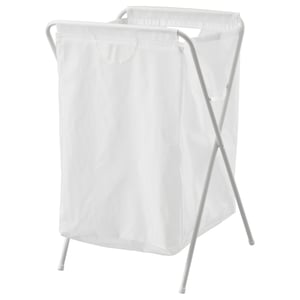 Sac à linge IKEA SKUBB avec support 22x55x65 cm blanc