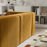 JÄTTEBO Canapé modulaire, 2 places, Samsala brun jaune