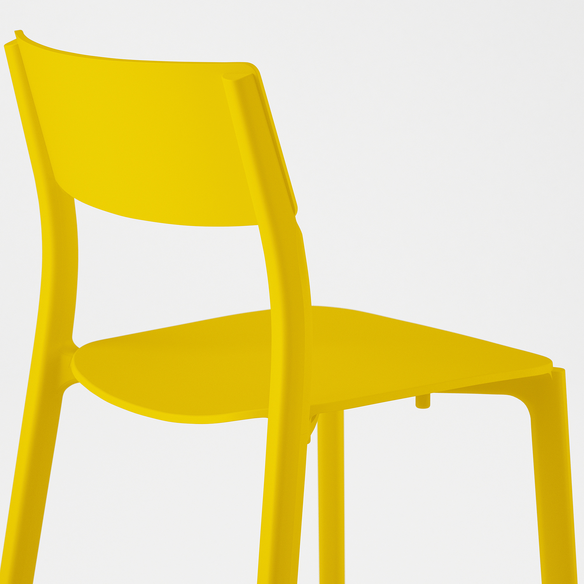 JANINGE Chaise, jaune IKEA