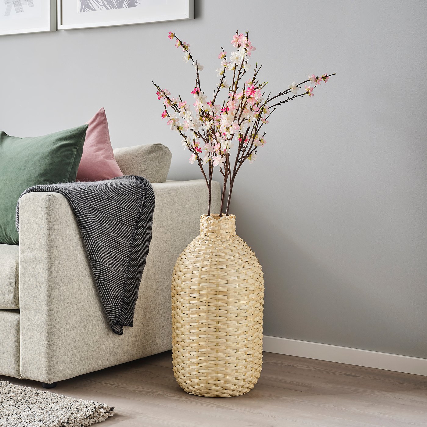 KAFFEBÖNA Vase décoration, bambou, 60 cm IKEA