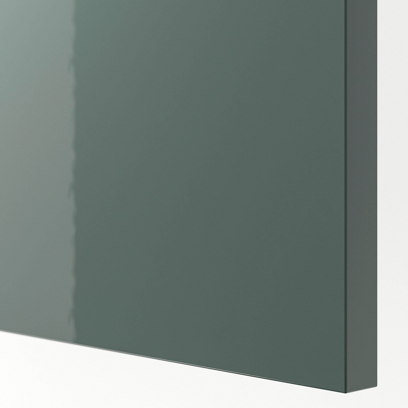 KALLARP face de tiroir, brillant gris-vert foncé, 40x40 cm - Belgique