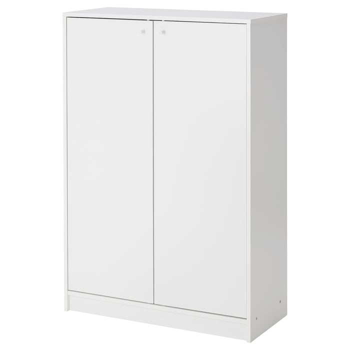 KLEPPSTAD armoire à chaussures/rangement, blanc, 80x35x117 cm IKEA Belgique