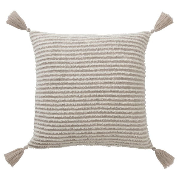 KRÅKKRASSING Housse de coussin, blanc cassé, 50x50 cm - IKEA Belgique