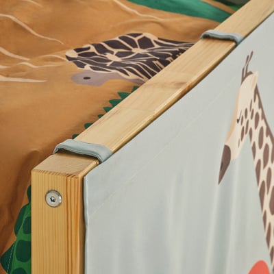 Lit ikea KURA avec cabane jungle - Ameublement