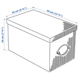 Illustration avec les mesures du produit : KVARNVIK.