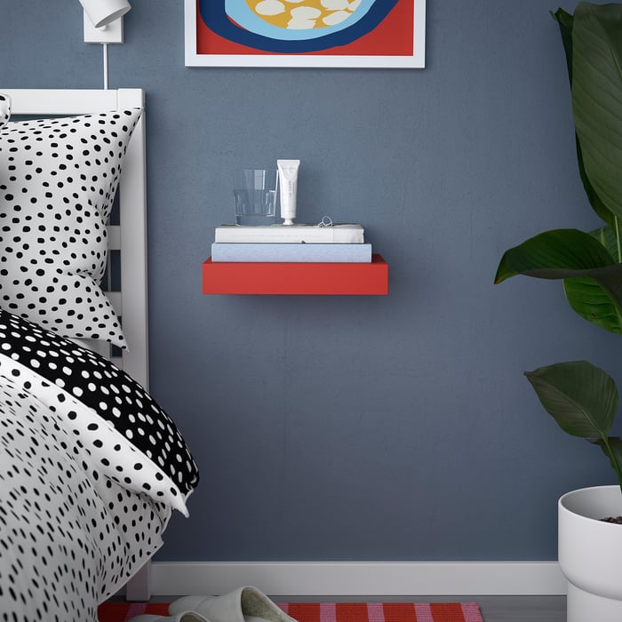 LACK étagère murale, rouge, 30x26 cm - IKEA Belgique