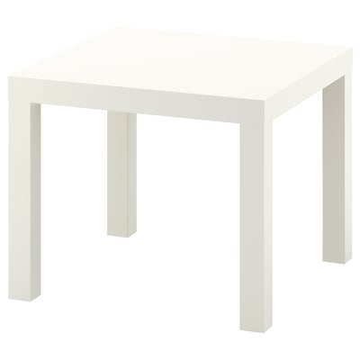 LACK Table d'appoint, blanc, 55x55 cm